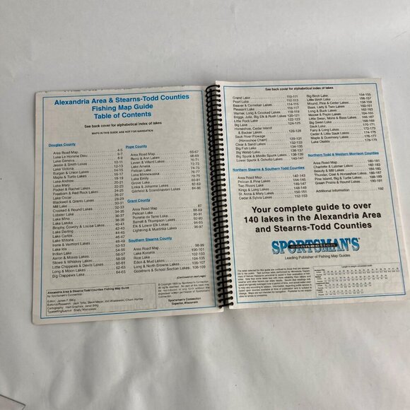 Sportsman's Connection Alexandria Area & Stearns-Todd Fishing Map Guide Book MN - Picture 3 of 6